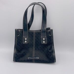 Nine & Co. 90s Small Y2K Mini Black Hand Bag Purse